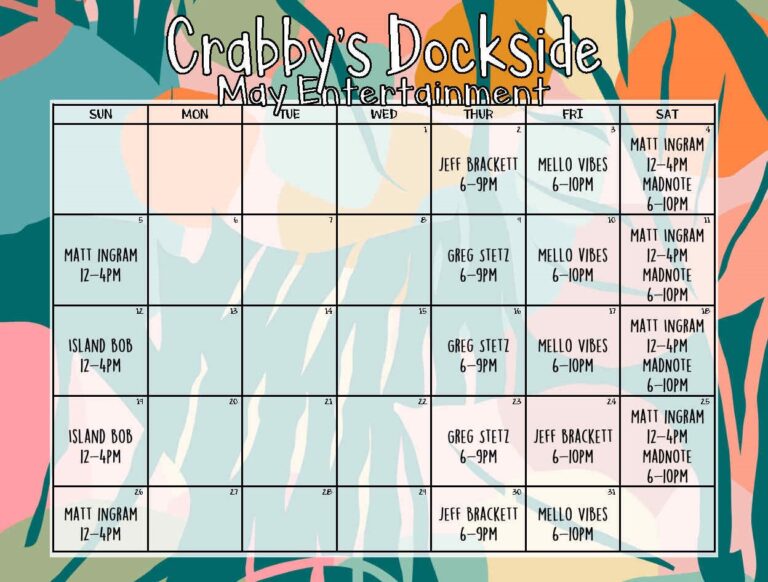 Entertainment CRABBY’S DOCKSIDE FT. PIERCE